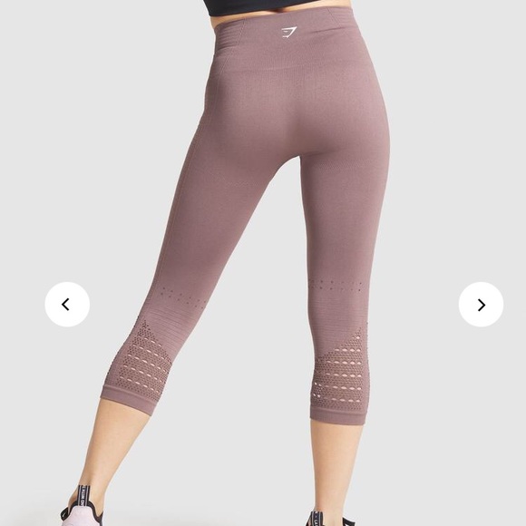 Energy + Seamless Cropped Leggings - Picture 2 of 7